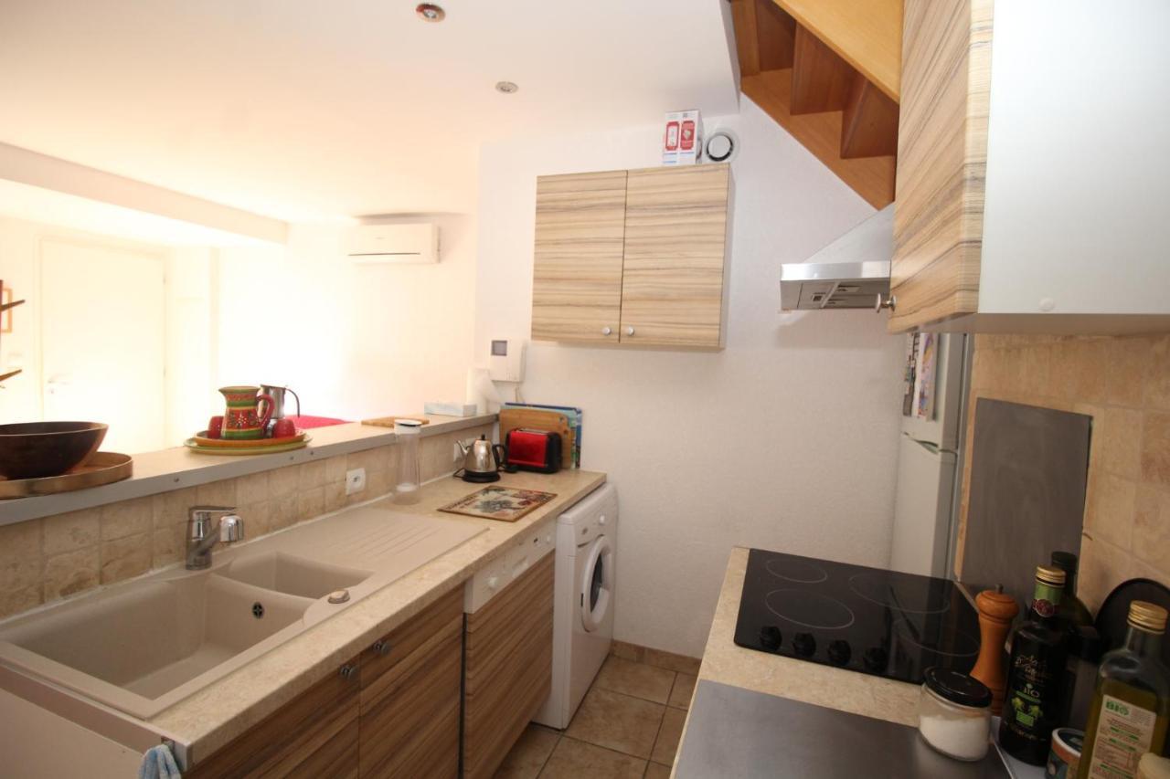 Charmant T2 Duplex Climatise Avec Terrasse, A Deux Pas De La Plage Du Port D'Avall, Collioure - Fr-1-309-233公寓 外观 照片